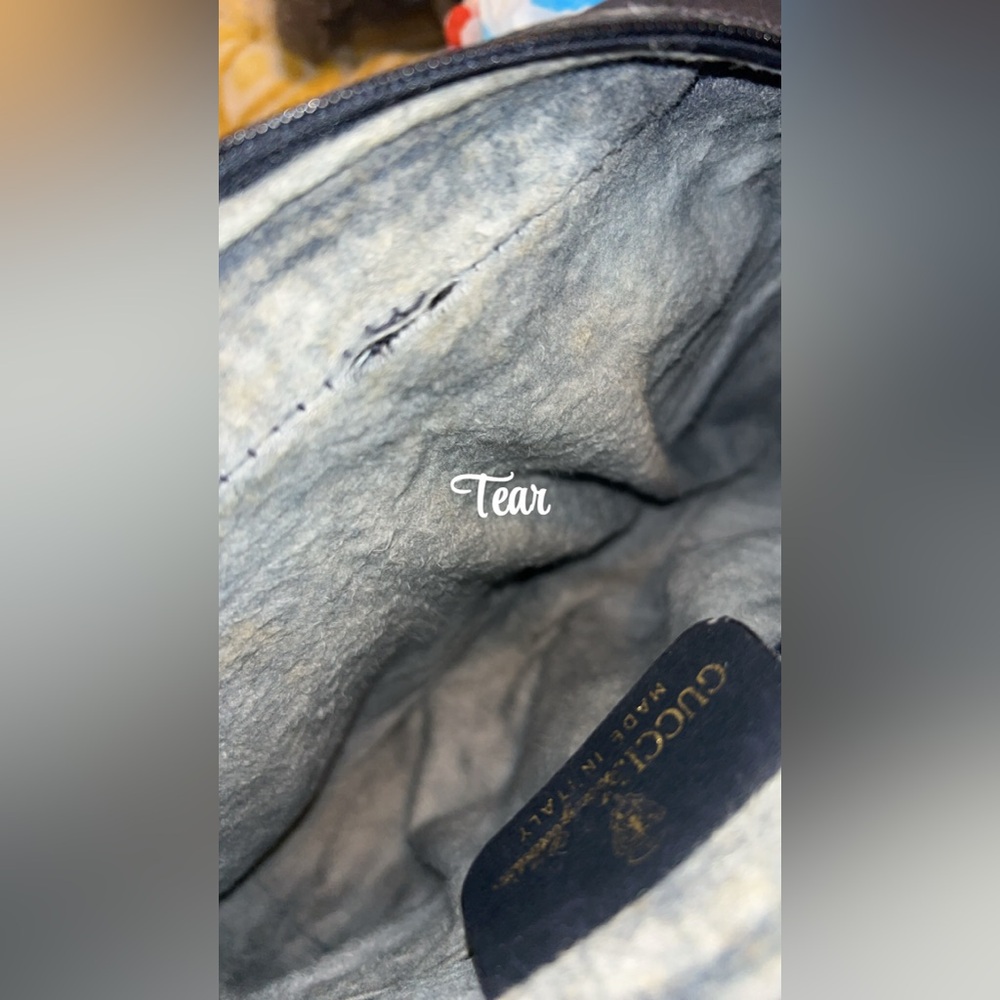 Gucci Gray Suede Interior Crossbody - Picture 2 of 12